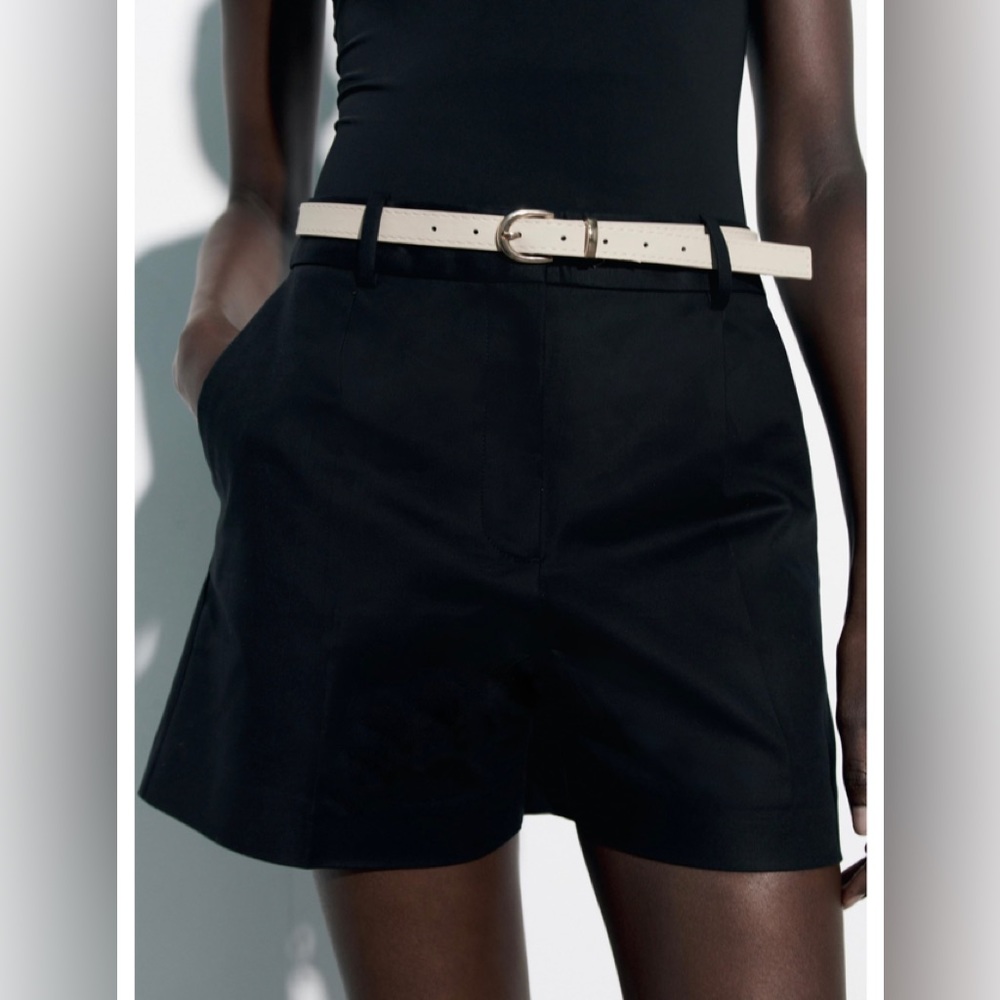 Zara Belted Shorts
